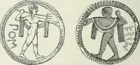 An illustration from Denkmäler des klassischen Altertums, zur Erläuterung des Lebens der Griechen und Römer in Religion, Kunst und Sitte (1887)