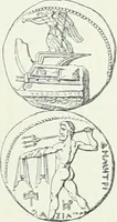 An illustration from Denkmäler des klassischen Altertums, zur Erläuterung des Lebens der Griechen und Römer in Religion, Kunst und Sitte (1887)