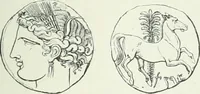 An illustration from Denkmäler des klassischen Altertums, zur Erläuterung des Lebens der Griechen und Römer in Religion, Kunst und Sitte (1887)