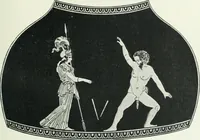 An illustration from Denkmäler des klassischen Altertums, zur Erläuterung des Lebens der Griechen und Römer in Religion, Kunst und Sitte (1887)