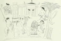 An illustration from Denkmäler des klassischen Altertums, zur Erläuterung des Lebens der Griechen und Römer in Religion, Kunst und Sitte (1887)
