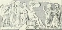 An illustration from Denkmäler des klassischen Altertums, zur Erläuterung des Lebens der Griechen und Römer in Religion, Kunst und Sitte (1887)
