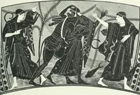 An illustration from Denkmäler des klassischen Altertums, zur Erläuterung des Lebens der Griechen und Römer in Religion, Kunst und Sitte (1887)