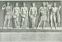 An illustration from Denkmäler des klassischen Altertums, zur Erläuterung des Lebens der Griechen und Römer in Religion, Kunst und Sitte (1887)
