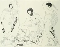 An illustration from Denkmäler des klassischen Altertums, zur Erläuterung des Lebens der Griechen und Römer in Religion, Kunst und Sitte (1887)