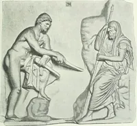 An illustration from Denkmäler des klassischen Altertums, zur Erläuterung des Lebens der Griechen und Römer in Religion, Kunst und Sitte (1887)