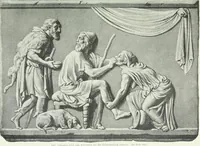 An illustration from Denkmäler des klassischen Altertums, zur Erläuterung des Lebens der Griechen und Römer in Religion, Kunst und Sitte (1887)