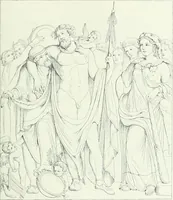 An illustration from Denkmäler des klassischen Altertums, zur Erläuterung des Lebens der Griechen und Römer in Religion, Kunst und Sitte (1887)