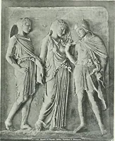 An illustration from Denkmäler des klassischen Altertums, zur Erläuterung des Lebens der Griechen und Römer in Religion, Kunst und Sitte (1887)