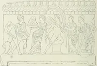 An illustration from Denkmäler des klassischen Altertums, zur Erläuterung des Lebens der Griechen und Römer in Religion, Kunst und Sitte (1887)
