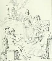 An illustration from Denkmäler des klassischen Altertums, zur Erläuterung des Lebens der Griechen und Römer in Religion, Kunst und Sitte (1887)