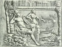 An illustration from Denkmäler des klassischen Altertums, zur Erläuterung des Lebens der Griechen und Römer in Religion, Kunst und Sitte (1887)