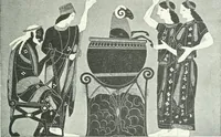 An illustration from Denkmäler des klassischen Altertums, zur Erläuterung des Lebens der Griechen und Römer in Religion, Kunst und Sitte (1887)
