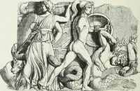 An illustration from Denkmäler des klassischen Altertums, zur Erläuterung des Lebens der Griechen und Römer in Religion, Kunst und Sitte (1887)