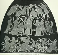 An illustration from Denkmäler des klassischen Altertums, zur Erläuterung des Lebens der Griechen und Römer in Religion, Kunst und Sitte (1887)