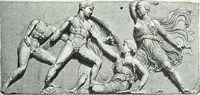 An illustration from Denkmäler des klassischen Altertums, zur Erläuterung des Lebens der Griechen und Römer in Religion, Kunst und Sitte (1887)