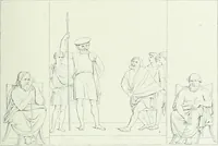 An illustration from Denkmäler des klassischen Altertums, zur Erläuterung des Lebens der Griechen und Römer in Religion, Kunst und Sitte (1887)