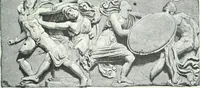 An illustration from Denkmäler des klassischen Altertums, zur Erläuterung des Lebens der Griechen und Römer in Religion, Kunst und Sitte (1887)