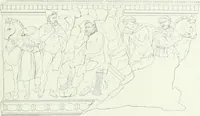 An illustration from Denkmäler des klassischen Altertums, zur Erläuterung des Lebens der Griechen und Römer in Religion, Kunst und Sitte (1887)