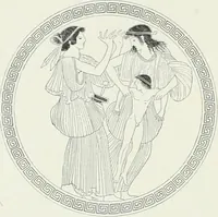 An illustration from Denkmäler des klassischen Altertums, zur Erläuterung des Lebens der Griechen und Römer in Religion, Kunst und Sitte (1887)