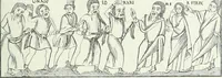 An illustration from Denkmäler des klassischen Altertums, zur Erläuterung des Lebens der Griechen und Römer in Religion, Kunst und Sitte (1887)