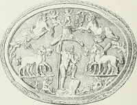 An illustration from Denkmäler des klassischen Altertums, zur Erläuterung des Lebens der Griechen und Römer in Religion, Kunst und Sitte (1887)