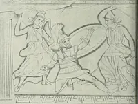 An illustration from Denkmäler des klassischen Altertums, zur Erläuterung des Lebens der Griechen und Römer in Religion, Kunst und Sitte (1887)