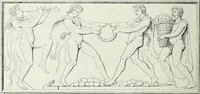 An illustration from Denkmäler des klassischen Altertums, zur Erläuterung des Lebens der Griechen und Römer in Religion, Kunst und Sitte (1887)