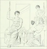 An illustration from Denkmäler des klassischen Altertums, zur Erläuterung des Lebens der Griechen und Römer in Religion, Kunst und Sitte (1887)
