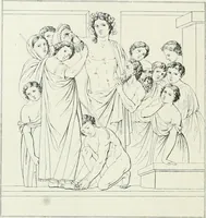 An illustration from Denkmäler des klassischen Altertums, zur Erläuterung des Lebens der Griechen und Römer in Religion, Kunst und Sitte (1887)