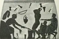 An illustration from Denkmäler des klassischen Altertums, zur Erläuterung des Lebens der Griechen und Römer in Religion, Kunst und Sitte (1887)