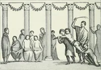 An illustration from Denkmäler des klassischen Altertums, zur Erläuterung des Lebens der Griechen und Römer in Religion, Kunst und Sitte (1887)