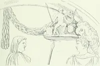 An illustration from Denkmäler des klassischen Altertums, zur Erläuterung des Lebens der Griechen und Römer in Religion, Kunst und Sitte (1887)