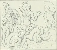 An illustration from Denkmäler des klassischen Altertums, zur Erläuterung des Lebens der Griechen und Römer in Religion, Kunst und Sitte (1887)