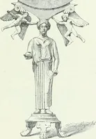An illustration from Denkmäler des klassischen Altertums, zur Erläuterung des Lebens der Griechen und Römer in Religion, Kunst und Sitte (1887)
