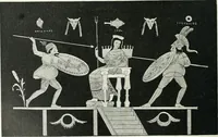 An illustration from Denkmäler des klassischen Altertums, zur Erläuterung des Lebens der Griechen und Römer in Religion, Kunst und Sitte (1887)