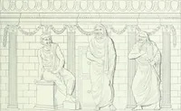 An illustration from Denkmäler des klassischen Altertums, zur Erläuterung des Lebens der Griechen und Römer in Religion, Kunst und Sitte (1887)
