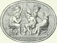 An illustration from Denkmäler des klassischen Altertums, zur Erläuterung des Lebens der Griechen und Römer in Religion, Kunst und Sitte (1887)