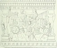 An illustration from Denkmäler des klassischen Altertums, zur Erläuterung des Lebens der Griechen und Römer in Religion, Kunst und Sitte (1887)