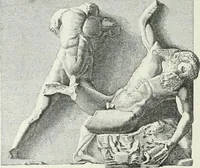 An illustration from Denkmäler des klassischen Altertums, zur Erläuterung des Lebens der Griechen und Römer in Religion, Kunst und Sitte (1887)