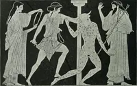 An illustration from Denkmäler des klassischen Altertums, zur Erläuterung des Lebens der Griechen und Römer in Religion, Kunst und Sitte (1887)