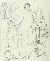 An illustration from Denkmäler des klassischen Altertums, zur Erläuterung des Lebens der Griechen und Römer in Religion, Kunst und Sitte (1887)