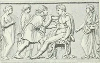 An illustration from Denkmäler des klassischen Altertums, zur Erläuterung des Lebens der Griechen und Römer in Religion, Kunst und Sitte (1887)