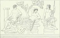 An illustration from Denkmäler des klassischen Altertums, zur Erläuterung des Lebens der Griechen und Römer in Religion, Kunst und Sitte (1887)