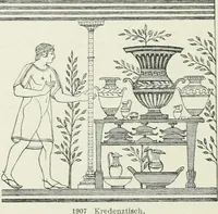An illustration from Denkmäler des klassischen Altertums, zur Erläuterung des Lebens der Griechen und Römer in Religion, Kunst und Sitte (1887)