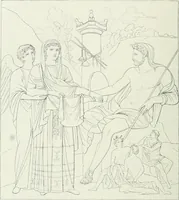 An illustration from Denkmäler des klassischen Altertums, zur Erläuterung des Lebens der Griechen und Römer in Religion, Kunst und Sitte (1887)
