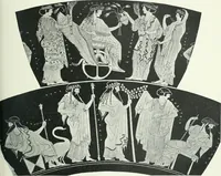 An illustration from Denkmäler des klassischen Altertums, zur Erläuterung des Lebens der Griechen und Römer in Religion, Kunst und Sitte (1887)