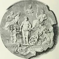 An illustration from Denkmäler des klassischen Altertums, zur Erläuterung des Lebens der Griechen und Römer in Religion, Kunst und Sitte (1887)