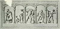 An illustration from Denkmäler des klassischen Altertums, zur Erläuterung des Lebens der Griechen und Römer in Religion, Kunst und Sitte (1887)