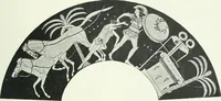 An illustration from Denkmäler des klassischen Altertums, zur Erläuterung des Lebens der Griechen und Römer in Religion, Kunst und Sitte (1887)